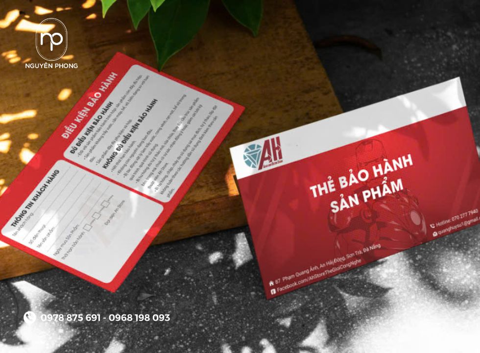 Mẫu thẻ bảo hành 3